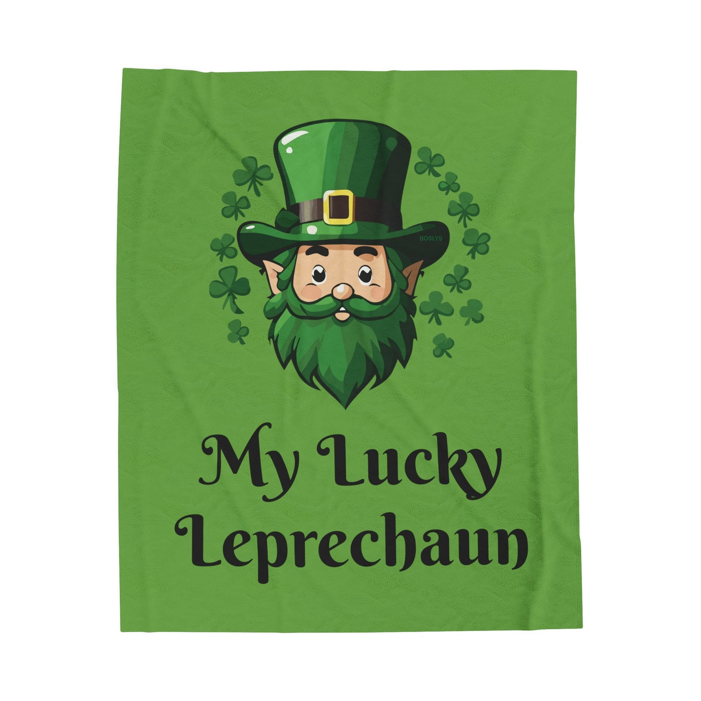 My Lucky Leprechaun Plush Blanket