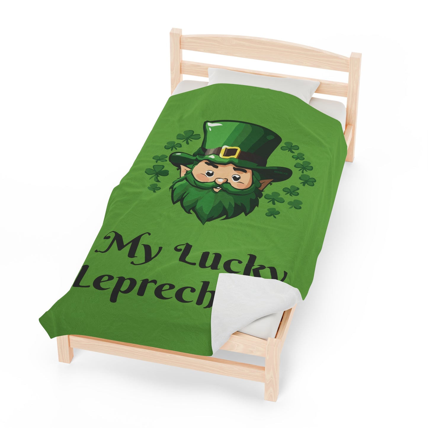 My Lucky Leprechaun Plush Blanket