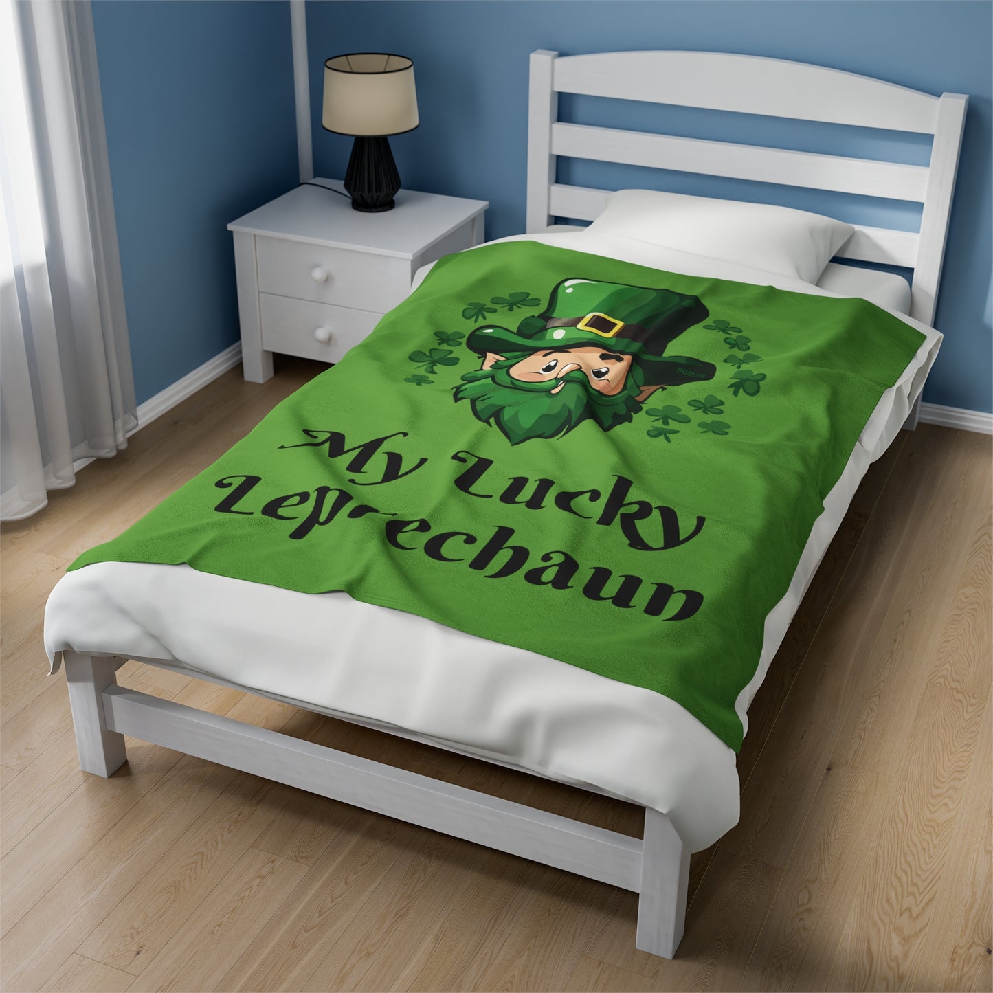 My Lucky Leprechaun Plush Blanket