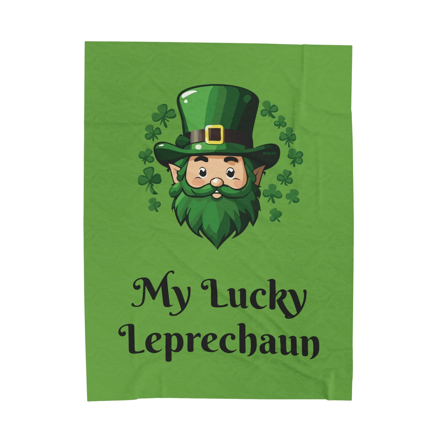 My Lucky Leprechaun Plush Blanket