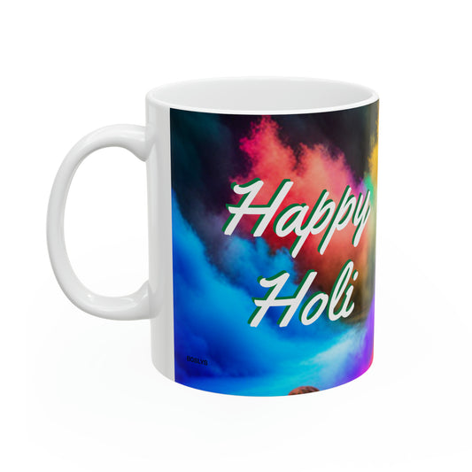 Love, Happiness, and Holi Mug