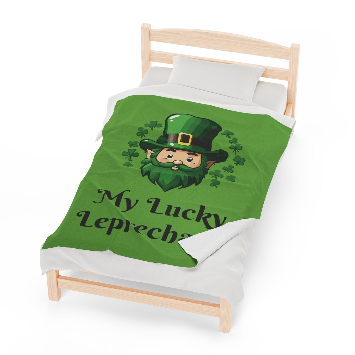 My Lucky Leprechaun Plush Blanket